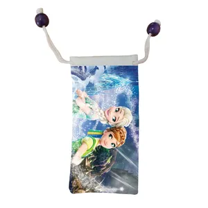 کاور عینک اطلس آبی طرح کارتون فروزن آنا و السا مدل KE1275