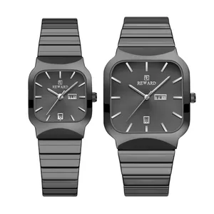 ست ساعت مچی عقربه‌ای کوارتز زنانه و مردانه ریوارد مدل RD611264BK