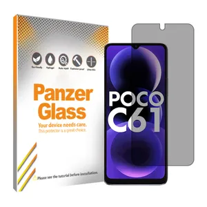 Panzer Glass Resistant model privacy screen protector suitable for Xiaomi Poco C61 mobile phone