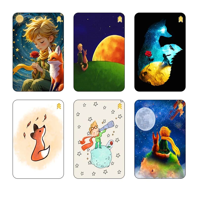 استيکر کارت کارنيکا طرح شازده کوچولو The Little Prince کد 95522 مجموعه 6 عددی