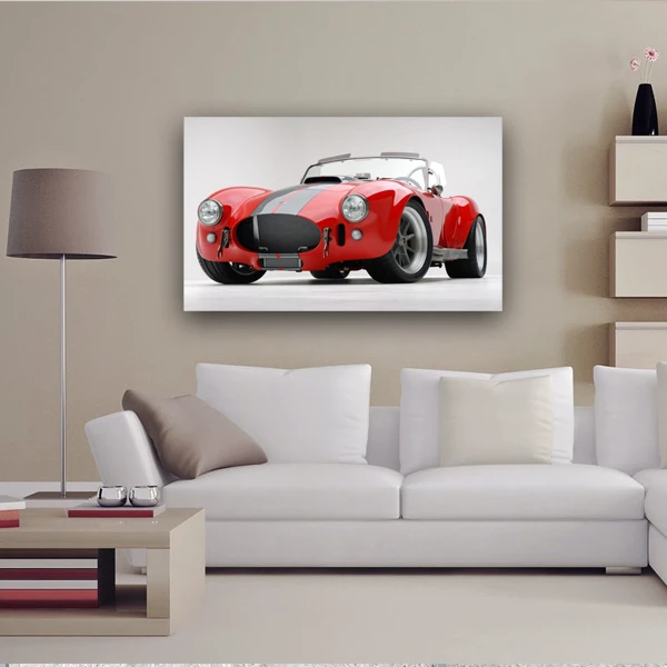 پوستر مدل شلبی کبرا کلاسیک قرمز کد 1070