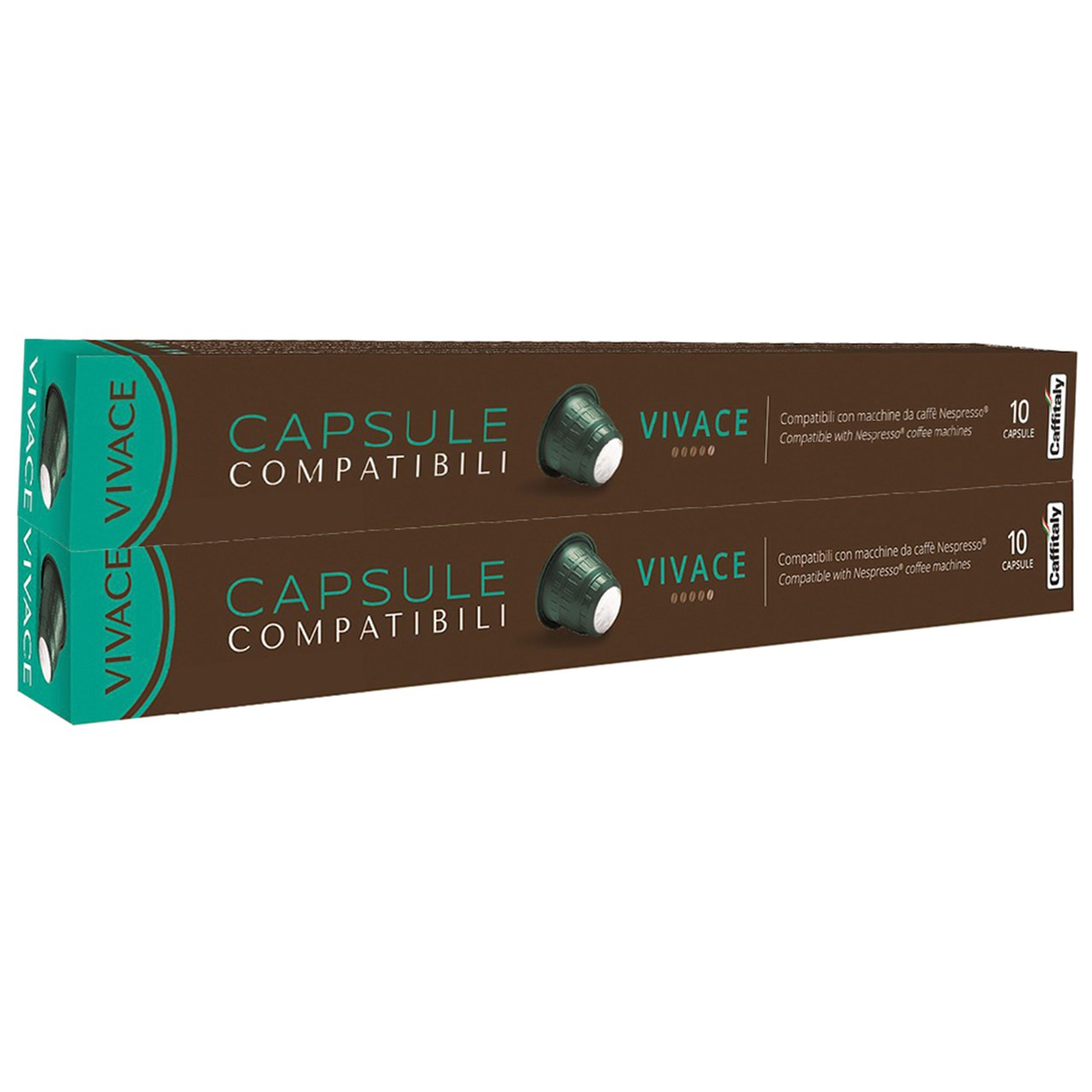 کپسول قهوه کافیتالی مدل Vivace بسته 2 عددی