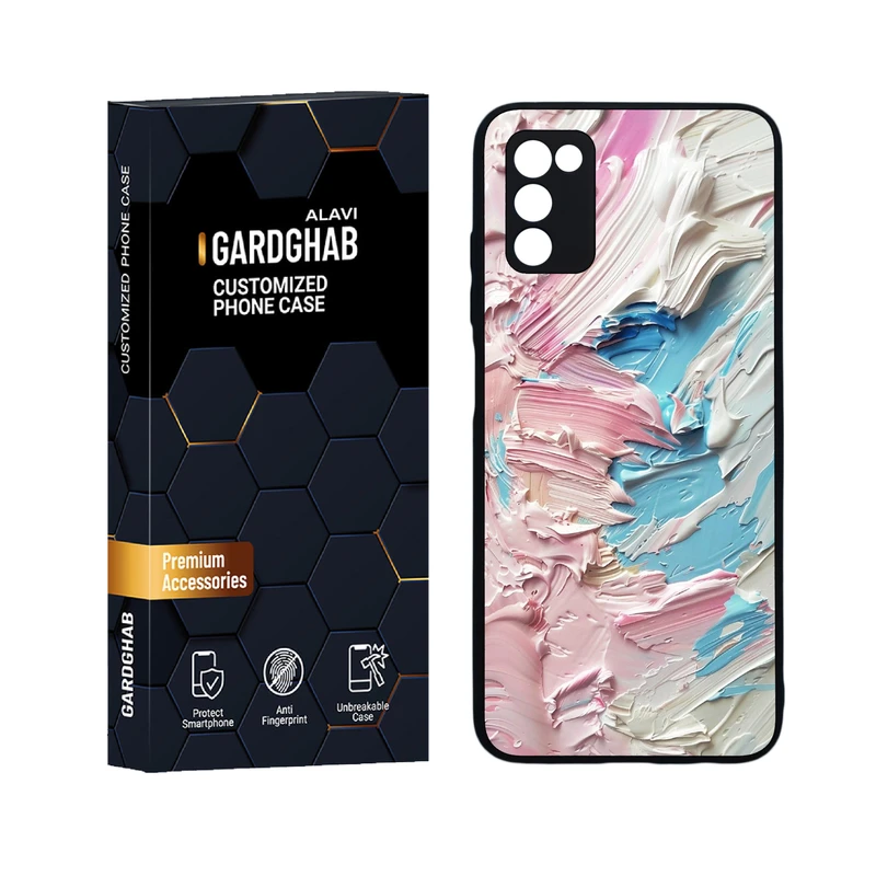 کاور گارد قاب علوی دورژله ای مدل هنری مناسب برای گوشی موبایل سامسونگ Galaxy A03s