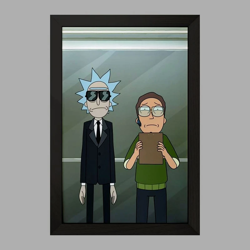 تابلو خندالو مدل انیمیشن ریک و مورتی Rick and Mort کد 26589