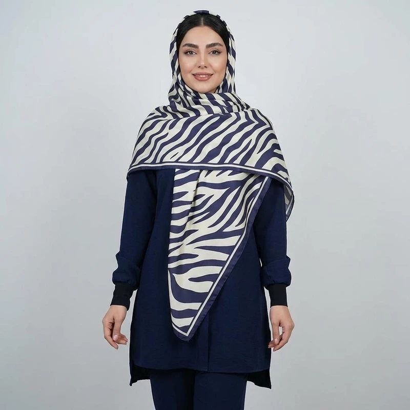 روسری زنانه مدل ابریشم مزونی لاکچری کد ab480