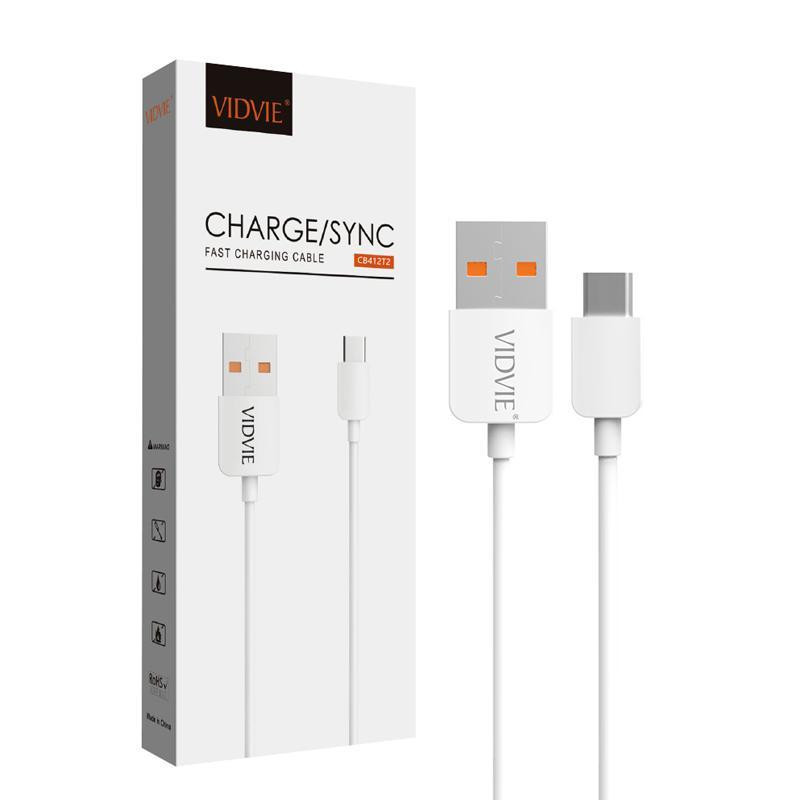 کابل تبدیل USB به USB-C ویدوی مدل cb412t2 طول 2 متر