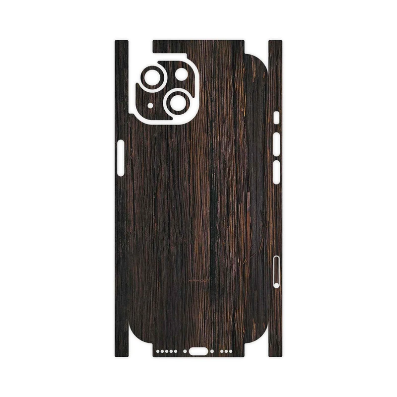 برچسب پوششی ماهوت مدل Burned_Wood-FullSkin مناسب برای گوشی موبایل اپل iPhone 15