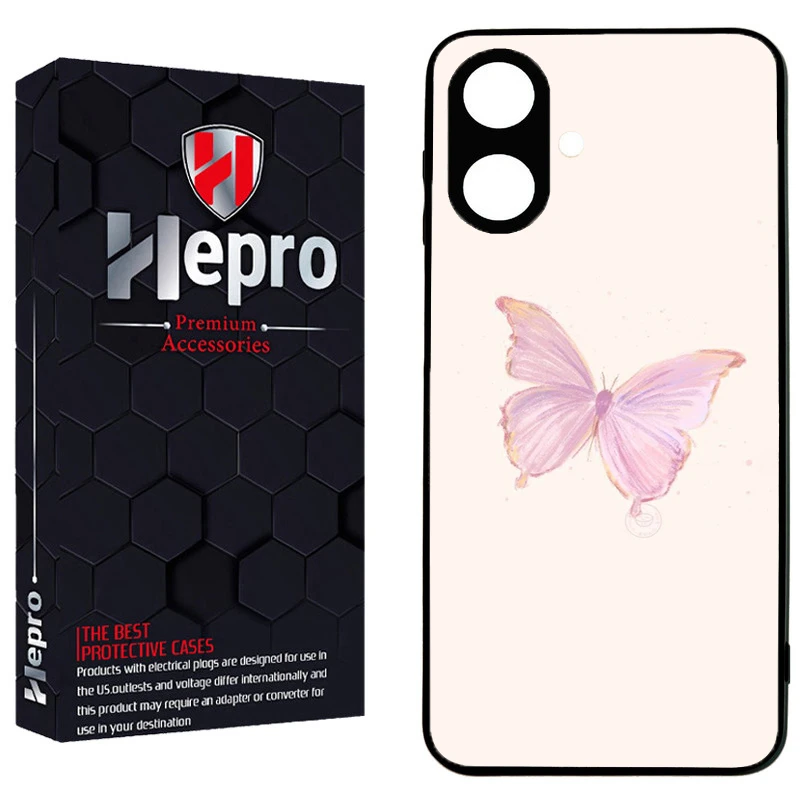 کاور هپرو طرح پروانه کد TPU-336 مناسب برای گوشی موبایل سامسونگ Galaxy A06