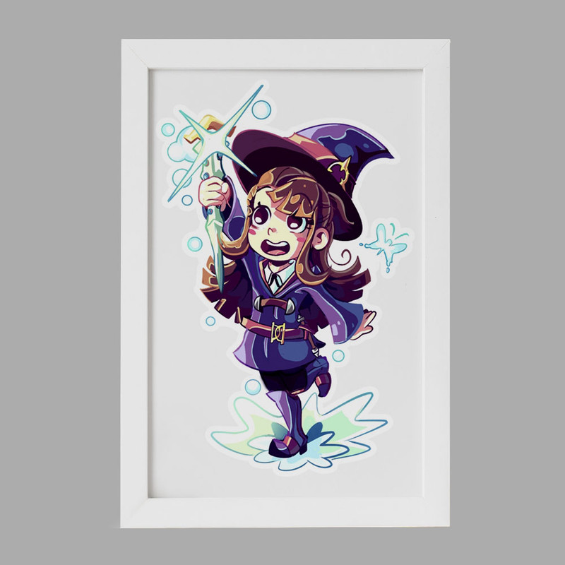 تابلو خندالو مدل اکو انیمه جادوگران کوچک Little Witch Academia کد 22959