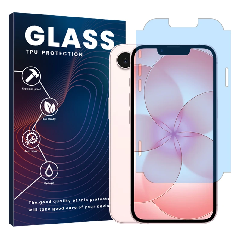 محافظ صفحه نمایش مات آنتی بلو گلس مدل هیدروژلی مناسب برای گوشی موبایل اپل iPhone 17e