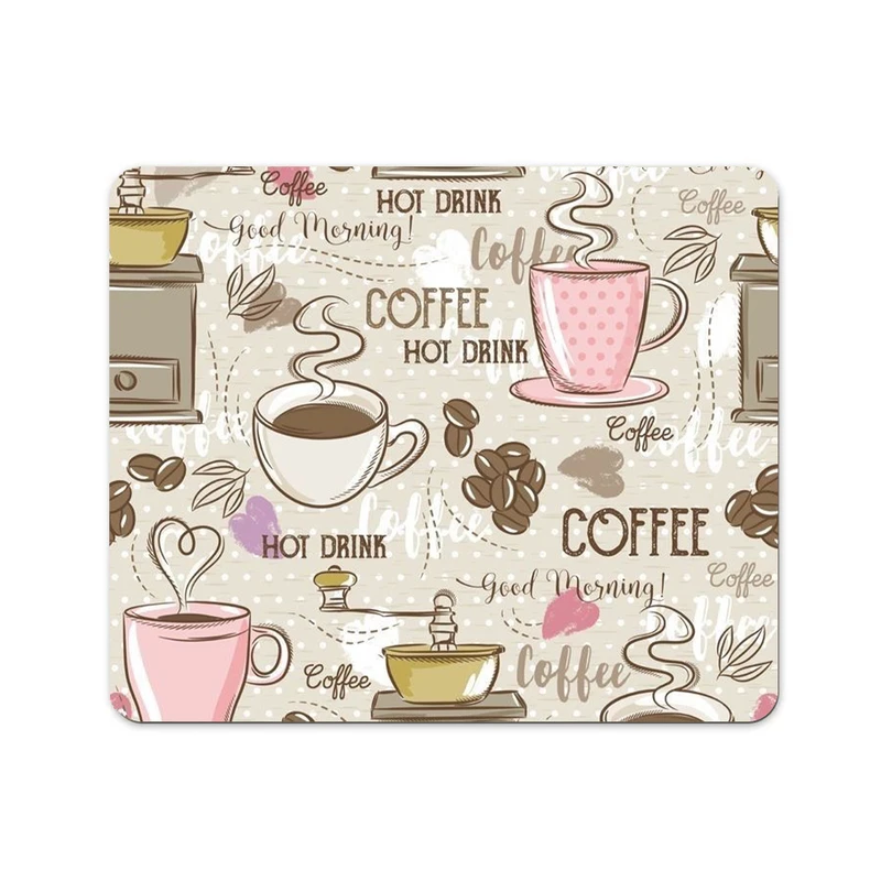 ماوس پد پاد آفرین طرح کافی کافه قهوه coffee کد 611 سایز 19*24 سانتی متر