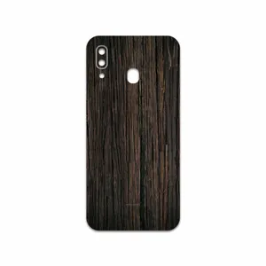 MAHOOT Burned Wood Cover Sticker for Samsung Galaxy M10s