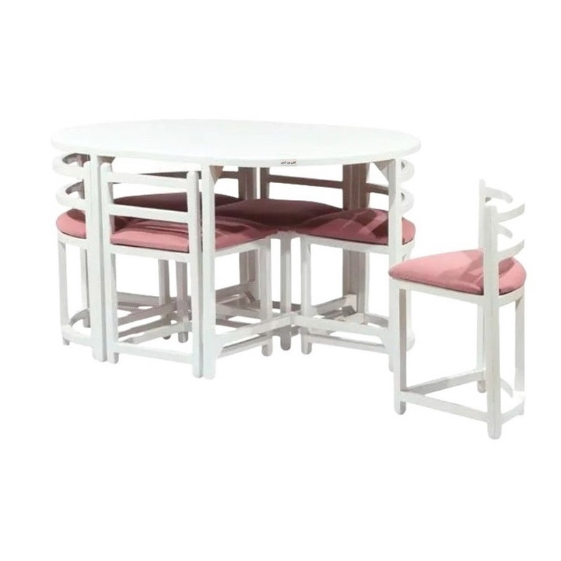 میز و صندلی ناهارخوری 6 نفره گالری چوب آشنایی مدل Wh-708