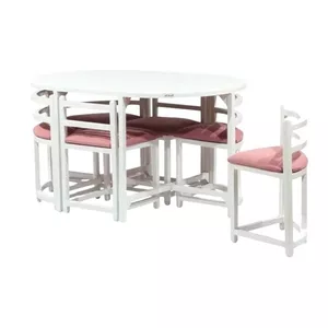 میز و صندلی ناهارخوری 6 نفره گالری چوب آشنایی مدل Wh-708
