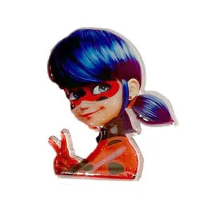 گیره مو دخترانه مدل دختر کفشدوزکی 02