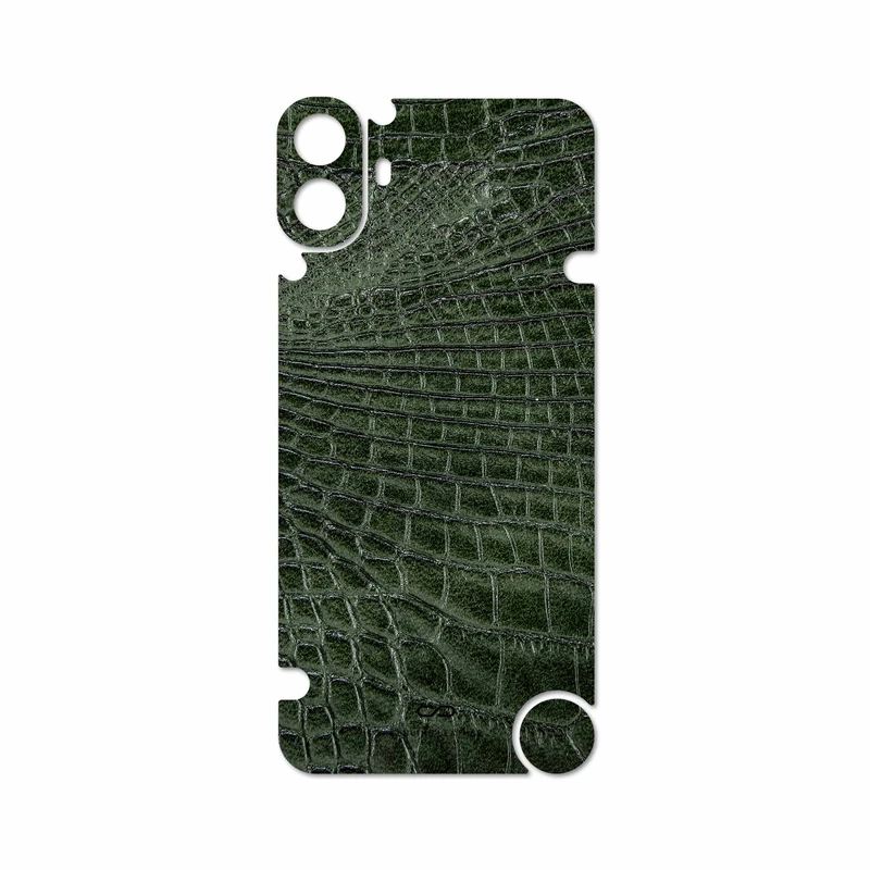 برچسب پوششی ماهوت مدل Green-Crocodile-Leather مناسب برای گوشی موبایل ناتینگ CMF Phone 1