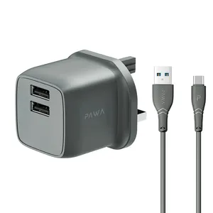 شارژر دیواری پاوا مدل WDX879 به همراه کابل تبدیل USB-C