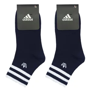 جوراب ورزشی ساق کوتاه زنانه مدل سه خط کد 2127 بسته 2 عددی