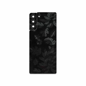 MAHOOT Black-Wildflower Cover Sticker for Samsung Galaxy S21 Plus 5G