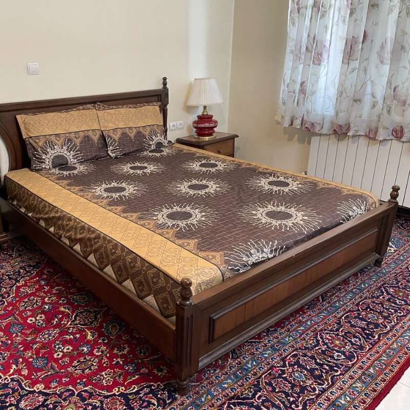 سرویس ملحفه مدل کشدار خورشیدی دو نفره 3 تکه