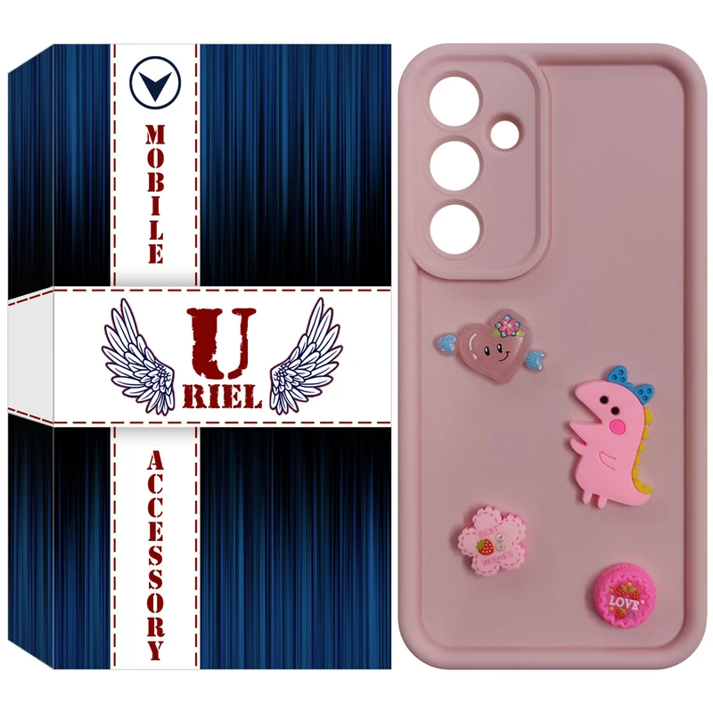 کاور یوریل مدل قاب سولید عروسکی طرح 8 مناسب برای گوشی موبایل سامسونگ Galaxy A35