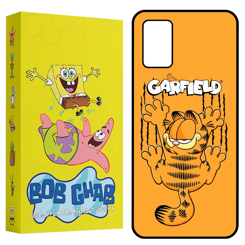 کاور باب قاب طرح گارفیلد مدل BCPA03S مناسب برای گوشی موبایل سامسونگ Galaxy A02s / M02s / A03s / F02s
