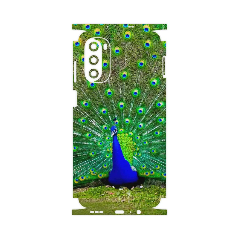 برچسب پوششی ماهوت مدل Peacock-FullSkin مناسب برای گوشی موبایل موتورولا Moto G52