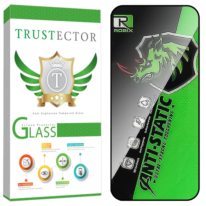 محافظ صفحه نمایش تراستکتور مدل ROBIXT مناسب برای گوشی موبایل اپل iPhone 15 / iPhone 14 Pro 