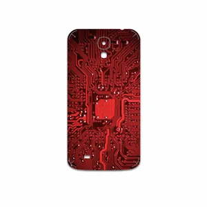 MAHOOT Red Printed Circuit Board Cover Sticker for Samsung Galaxy Mega 6.3 I9200