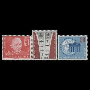 تمبر یادگاری مدل خارجی مجموعه 3 عددی 