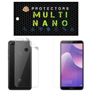  Multi Nano X-SFT Screen Protector For Huawei Y7 Prime 2018 with back skin