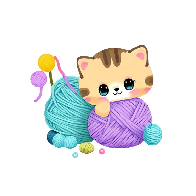 استیکر پارچه و لباس پاد آفرین مدل گربه کیوت کد 693