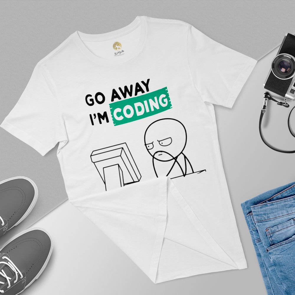 تی شرت آستین کوتاه مردانه هومرو مدل TW408 طرح برنامه نویسی -  - 5