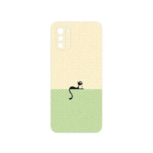 MAHOOT Minimal Internet Cat Icon Cover Sticker for Nokia G21