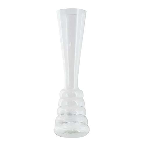 گلدان دکوری مدل شیشه ای ارغوان کد H60