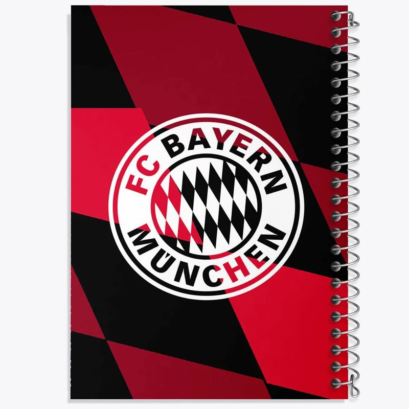 دفتر ژورنال نویسی 50 برگ خندالو مدل نقطه ای طرح باشگاه بایرن مونیخ کد 26685