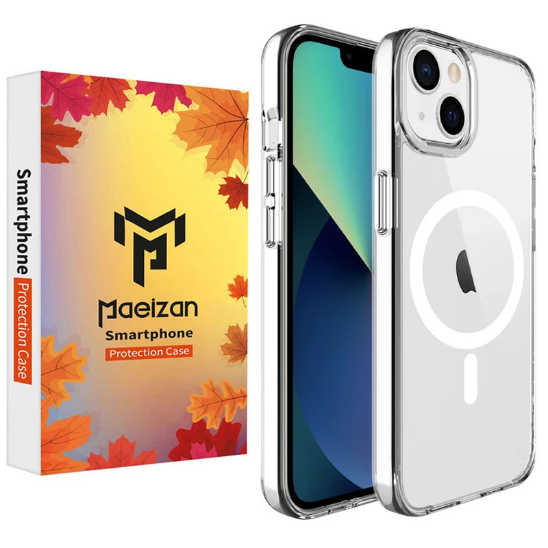 کاور پاییزان مدل Clear Magsafe طرح لاکچری مناسب برای گوشی موبایل اپل IPhone 13 / 14