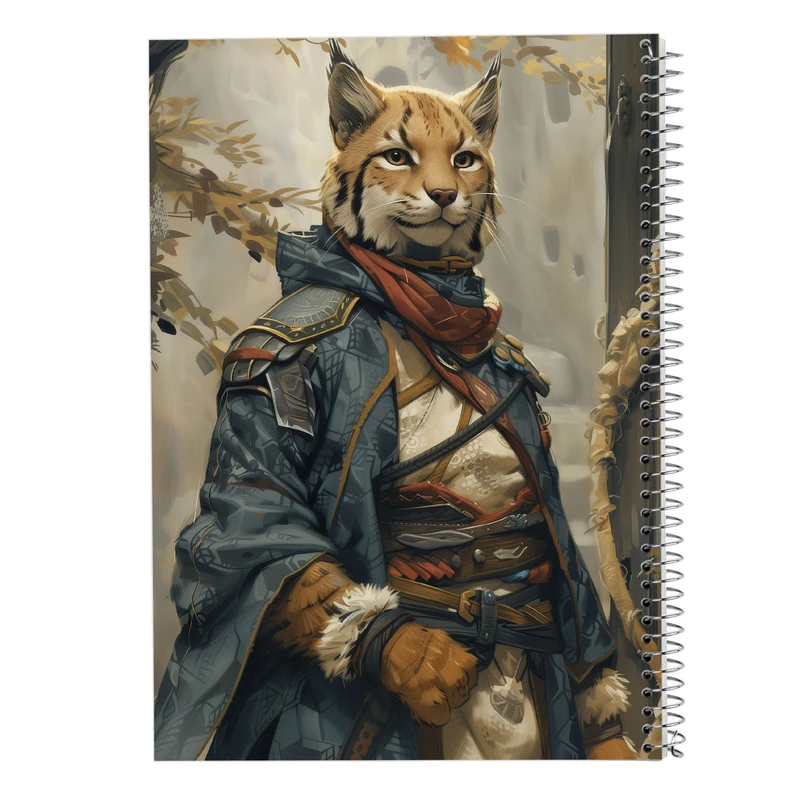 دفتر شطرنجی 50 برگ مدوپد مدل حیوانات جنگجو کد DF14845