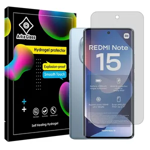 Arka Glass Hydrogel model Transparent Screen Protector for Xiaomi Redmi Note 15 4G mobile phone