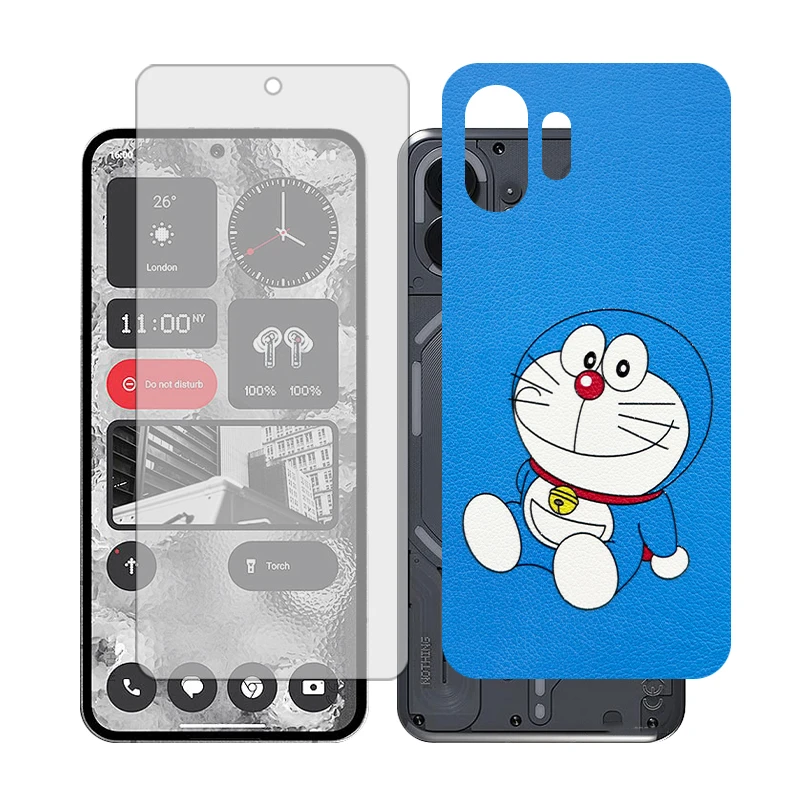 محافظ صفحه نمایش مات گلس مدل Together مناسب برای گوشی موبایل ناتینگ 2 Phone به همراه برچسب پوششی پشت گوشی