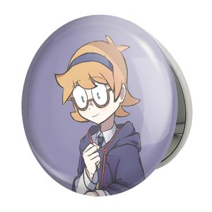 آینه جیبی خندالو طرح جانسون انیمه جادوگران کوچک Little Witch Academia مدل تاشو کد 22858