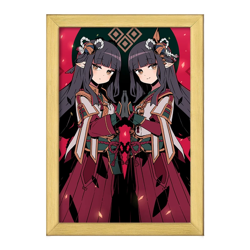 تابلو خندالو طرح بازی شکارچی هیولا (Monster Hunter) کد 33208