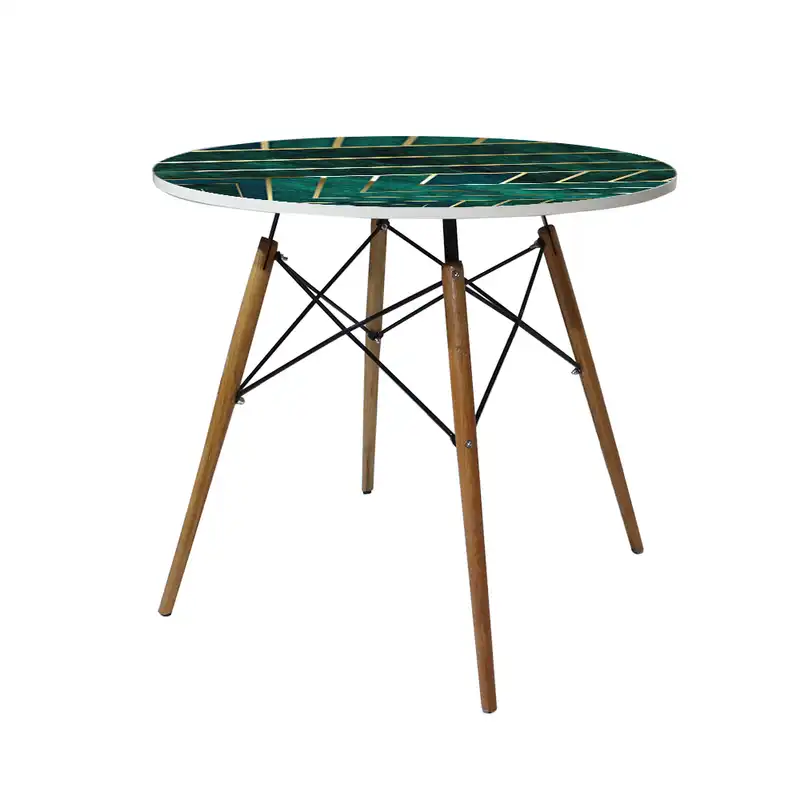 میز ناهارخوری  مدل گرد طرح مینیمال کد GLD-17