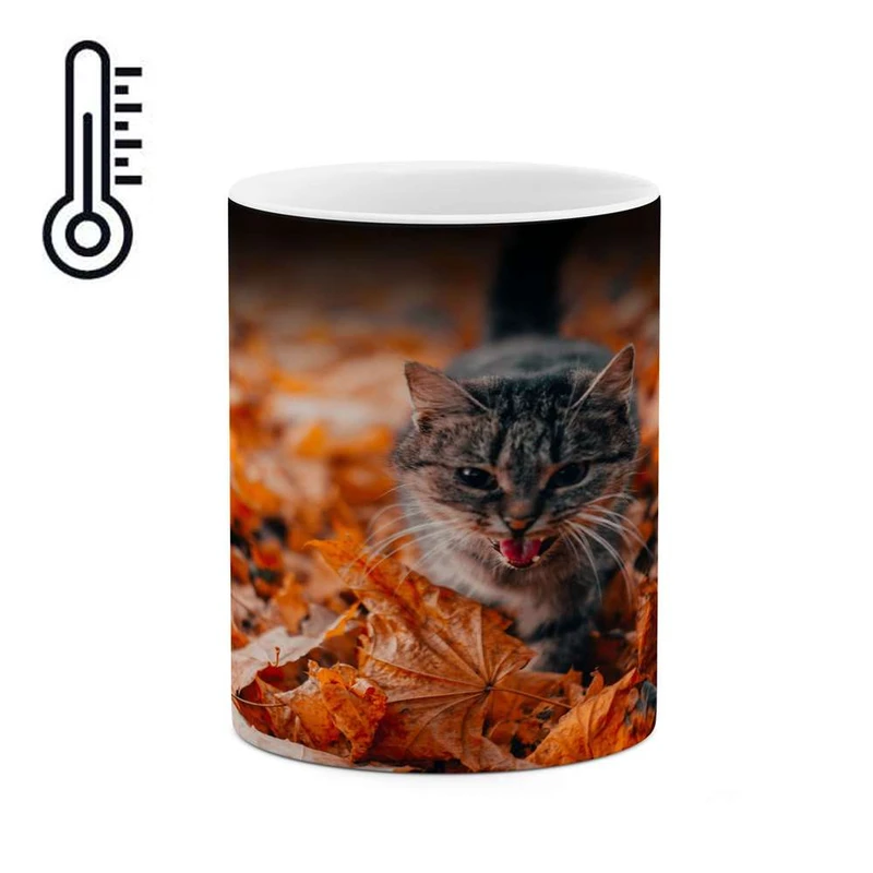 ماگ حرارتی کاکتی مدل گربه کد mgh16702