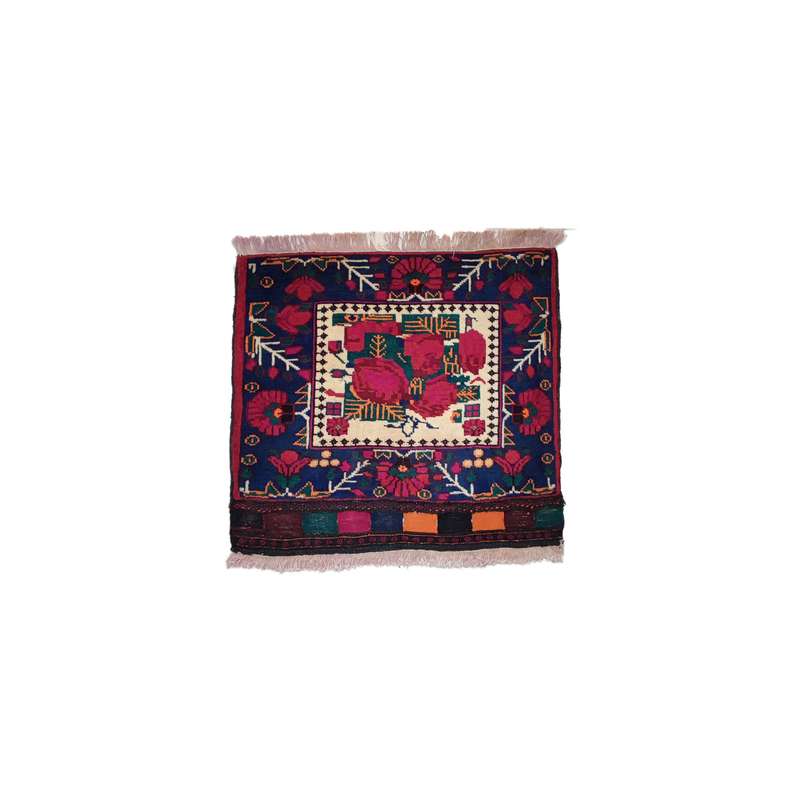 فرش دستباف نیم متری مدل گل فرنگ کد D011-126