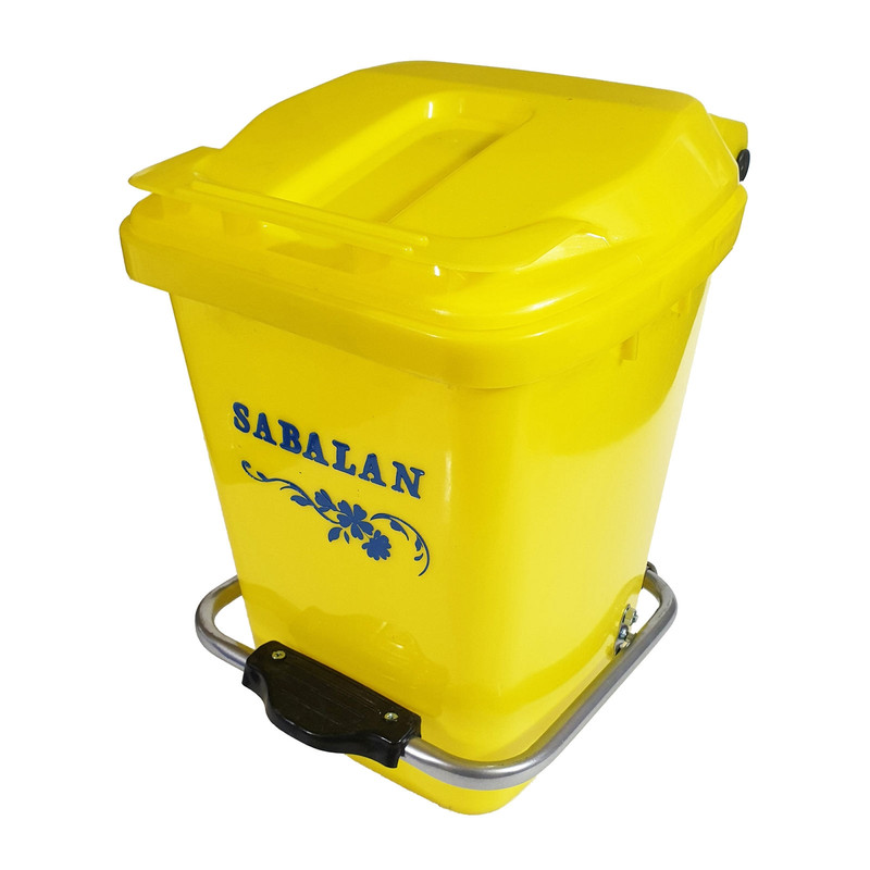 سطل زباله سبلان مدل پدالی کد 12Liter
