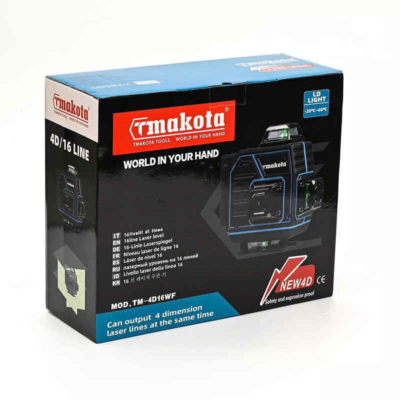 تراز لیزری تی ماکوتا مدل  4D16WF-BR