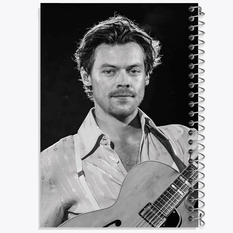دفتر لیست خرید 50 برگ خندالو طرح هری استایلز گروه موسیقی وان دایرکشن One Direction کد 18881