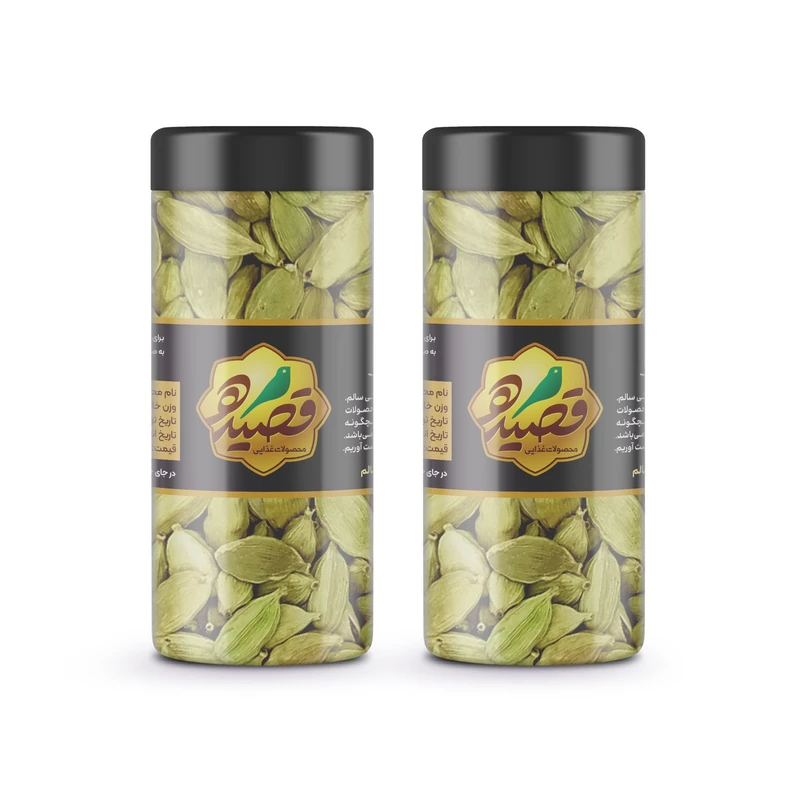 هل سبز قصیده - 75 گرم بسته 2 عددی