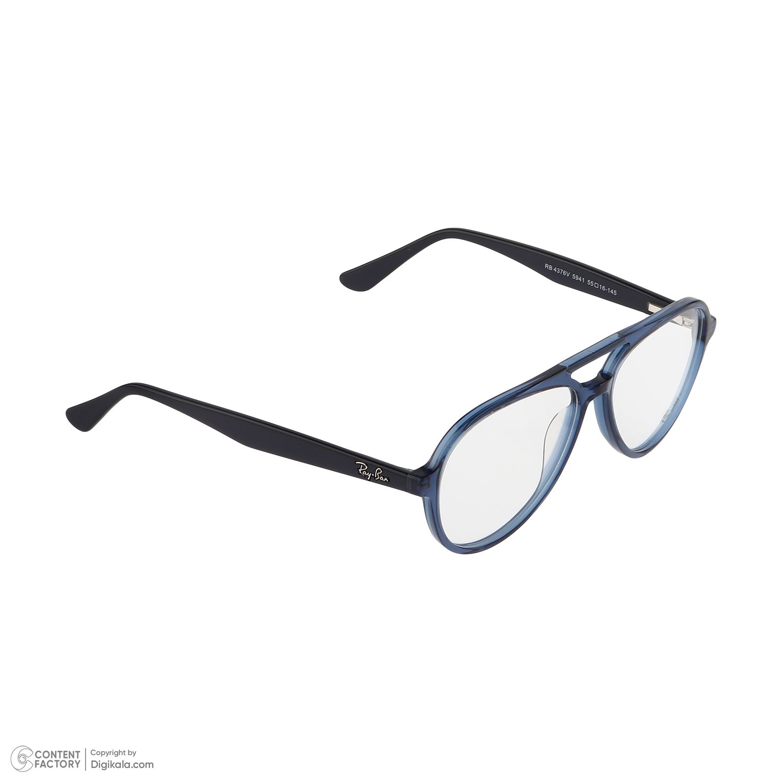 فریم عینک طبی خلبانی (Aviator) ری بن مدل 0RB4376V-5941 مناسب برای انواع صورت -  - 4